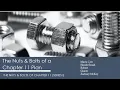 The Nuts and Bolts of a Chapter 11 Plan
