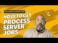How To Get Process Server Jobs