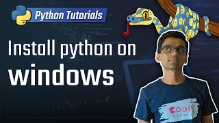 1 Install python on windows Python 3 Programming Tutorials