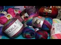 Michaels JoAnn Amazon Yarn Haul Truboo Mandala Tweed Unforgettable Shawl in a Ball