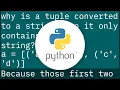 How to create a tuple with only one element