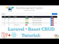 Laravel React CRUD Tutorial Post Management System Create Read Update Delete
