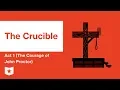 The Crucible by Arthur Miller Act 1 The Courage of John Proctor Summary Analysis
