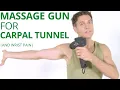 Massage Gun for Carpal Tunnel Syndrome and Wrist Pain