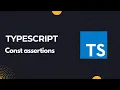 Const Assertions Immutability with TypeScript Bangla Typescript