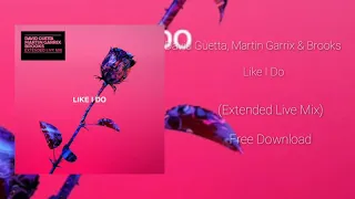 Download David Guetta, Martin Garrix \u0026 Brooks - Like I Do (Extended Live Mix) MP3