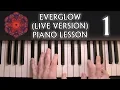 Download Lagu How to play Coldplay - Everglow (Live Version) on piano [Part 1]