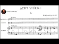 Max Bruch - 8 Pieces for Clarinet, Viola and Piano, Op. 83 (1910) {Duchâble}