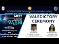 AICTE VAANI WORKSHOP on Artificial Intelligence and Data Science Applications Valedictory Session