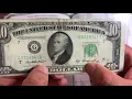 VALOR DE LOS BILLETES DE 10 DOLARES CON ESTRELLA DE 1950