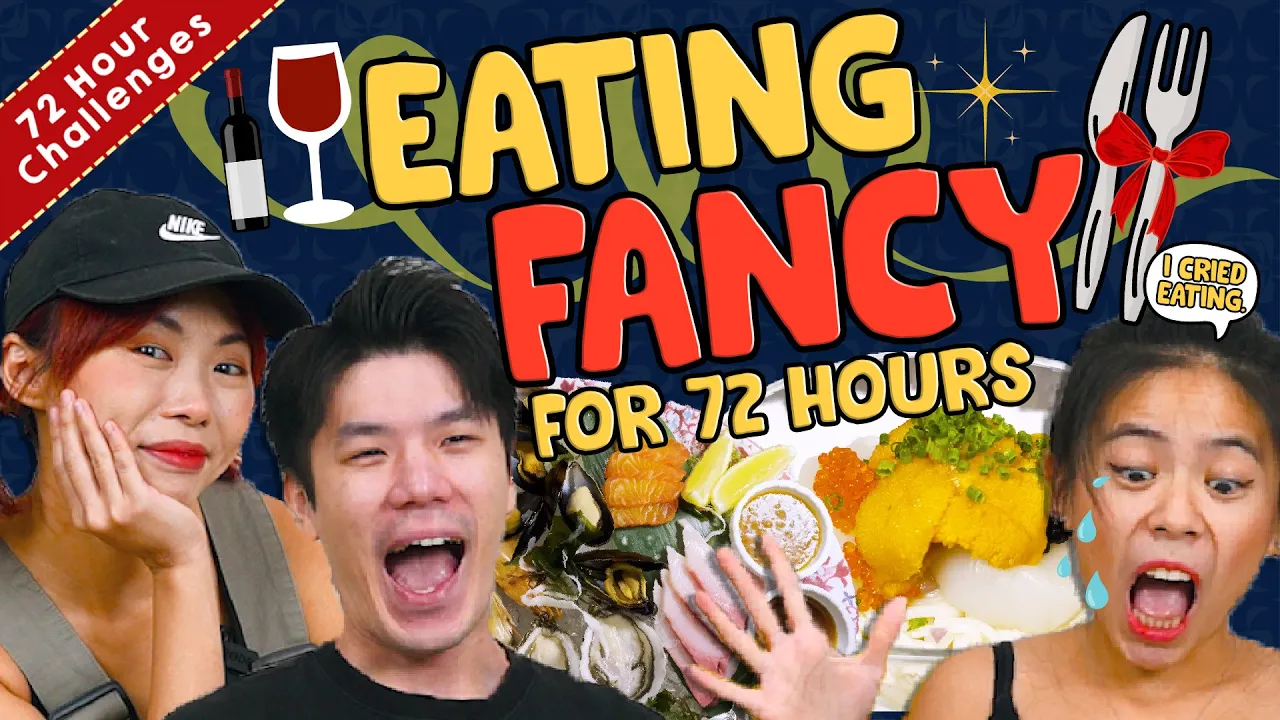 We Only Ate Fancy Food For 72 Hours!   72 Hour Challenges   EP 60