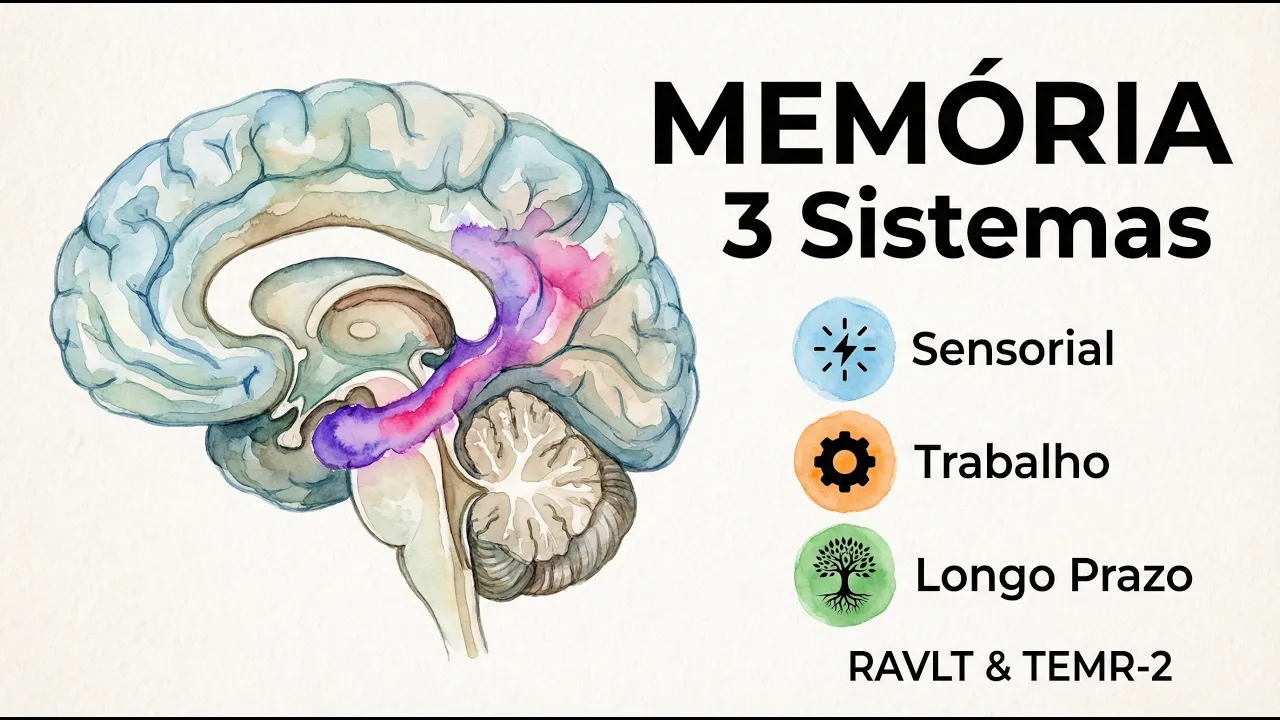 AVALIAÇÃO DE MEMÓRIA: Tipos, Testes e Interpretação (RAVLT e TEMR-2)