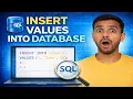 How to Insert Data in Database with SQL in Tamil Insight Antony