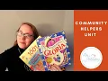 COMMUNITY HELPERS UNIT IDEAS FOR PRE K TODDLER TEACHERS