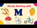 Words Starting With Letter M Words Beginning with M Words that starts with M - Kids Entry