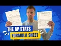 The AP Statistics Exam Formula Sheet - What s On It and Examples