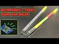 CARA MEMBUAT DAN SETTING PELAMPUNG PANCING YANG TEPAT !! DIY-fishing floats