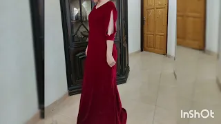 لباس مجلسی مخمل 