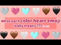 What the different emoji heart colors mean Part Two2