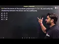 Q 9 Find the zeroes of the quadratic polynomial x2 7x 10 and verify the relationship between