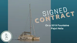 We signed a boat contract