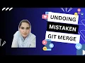 Undoing a Mistaken Git Merge How to Discard the Wrong Branch Git Tutorial