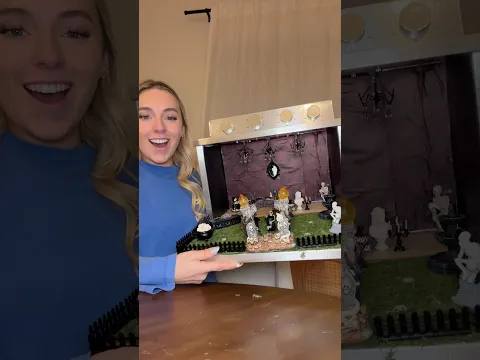 Not sure if they were scared 🤪🐿️👻 #DIY #craft making a haunted house for my chipmunks