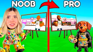 DE POBRE A MILLONARIA VENDIENDO OBRAS DE ARTE EN ROBLOX