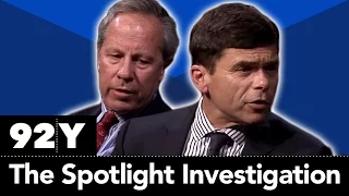 Spotlight Boston Globe s Michael Rezendes and Ben Bradlee Jr with Seymour Hersh