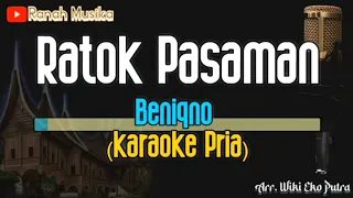 ratok pasaman karaoke beniqno nada pria joget minang karaoke minang