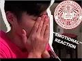 Northeastern University Early Decision Reaction TOP CHOICE SCHOOL Emotional