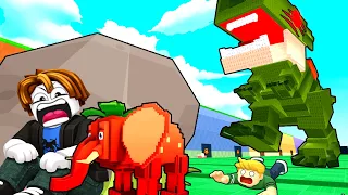 MI PRIMER JUEGO DE BRAINROTS EN ROBLOX!!! Escape T-Rex for Brainrots