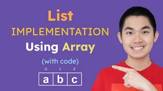 List Implementation using Array Data Structures and Algorithms