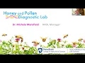MDBA Zoom Speaker Series June Dr Michele Mansfield Penn State Honey and Pollen Diagnostic Lab