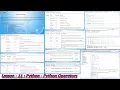 Lesson - 11 Python3