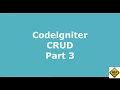 3 Codeigniter CRUD Part 3 - Error 404