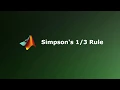 Simpson s Rule In Matlab