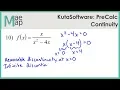 KutaSoftware PreCalc - Continuity