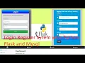 Login Register Sytem with Python Flask and Mysql