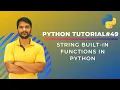 Python String Functions - In Hindi