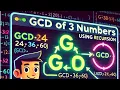 GCD of 3 Numbers Using Recursion Simple Powerful C Code Explained