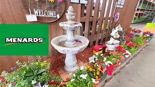 Menards Garden Decor Statues Fountains 4th of July Flowers