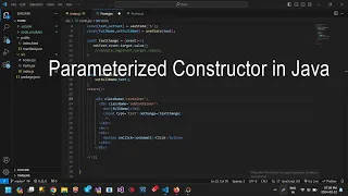 Parameterized Constructor in Java Hindi Java Programming Tutorial 2021