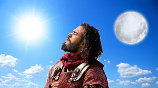 Histórias da Bíblia - Josué ora e Deus para o Sol e a Lua