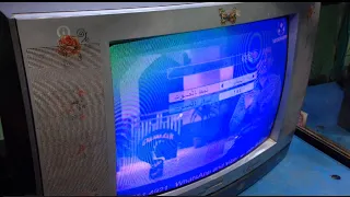 عطل صوره زرقاء تلفزيون توشيبا اي كيو 20 بوصه IQ مع صوره بهاته للقنوات 