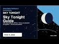 Sky Tonight Moon Planets Meteor Showers Bright Stars Aug 4 2026