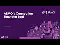 Webinar AEMO s Connection Simulation Tool