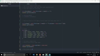 Filter and Map JavaScript Array Methods Part 16