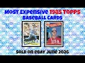 1985 Topps Most Expensive eBay Sales Baseball Cards June 2026