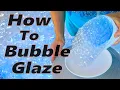 How to Bubble Glaze Pottery Easy Beginner Pottery Glazing Techniques
